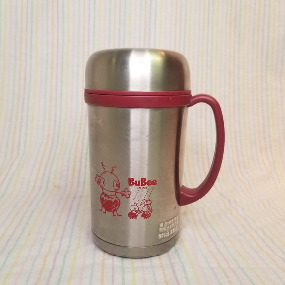 Sun King 0.5L BuBee Stainless Steel Vacuum Handled Thermos Red Made in Taiwan - Picture 1 of 8